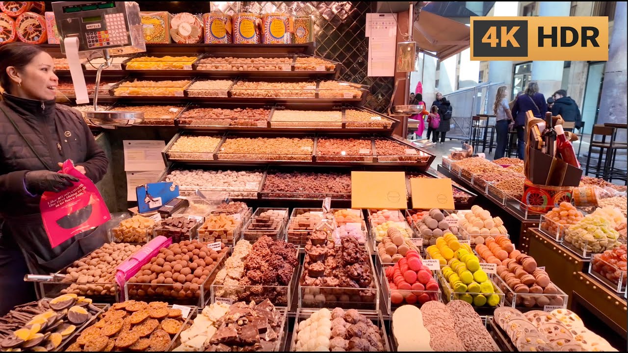 Best Street Food in Barcelona 🇪🇸 | Walking Food Tour 2026 (4K)