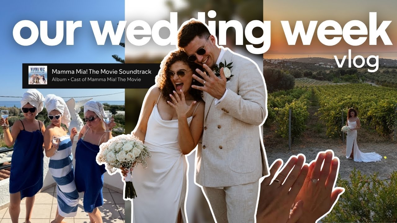 I GOT MARRIED ABROAD! my wedding week in Crete, Greece ❤️