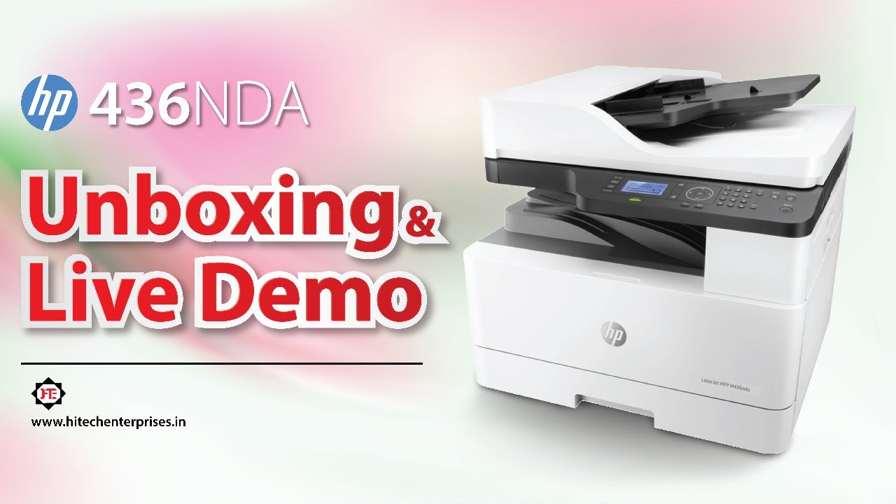 UNBOXING HP LASERJET MFP 436NDA DIGITAL #COPIER, PRINTER, SCANNER,  #XEROX MACHINE A3 DUPLEX PRINTER