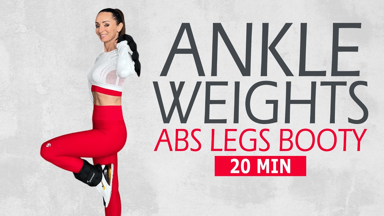 20 MIN BAUCH BEINE PO MIT FUSSMANSCHETTEN / Intensives BBP Workout | Katja Seifried