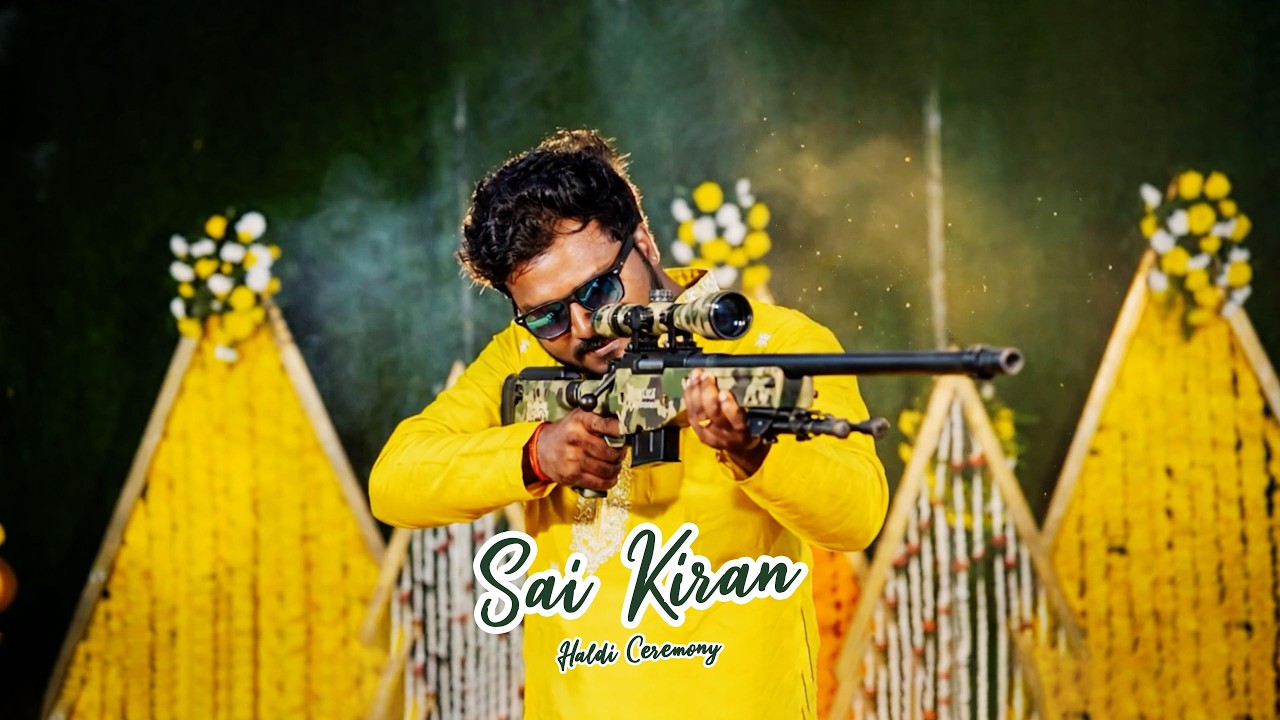 SAI KIRAN #groom #haldiceremony #cinematic #teaser video || PG FRAMES ||
