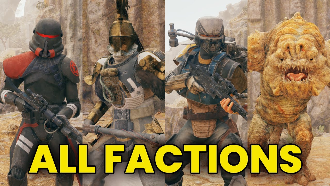 (With Clips) Every FACTION In Jedi Survivor - Based On Description