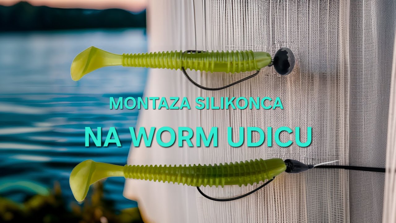 MONTAZA SILIKONCA NA WORM UDICU TUTORIAL (SOFT PLASTIC SWIMBAIT RIG TUTORIAL)