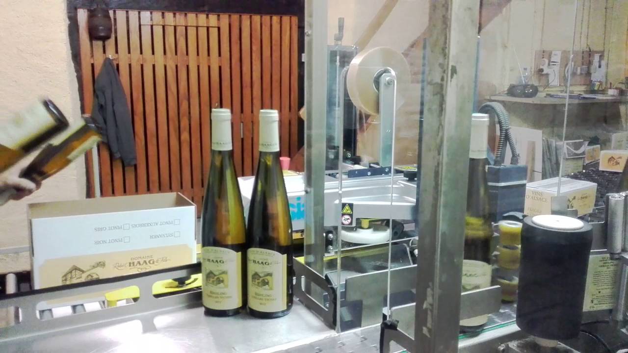 Etiquetage Bouteilles Vins d'Alsace Domaine HAAG