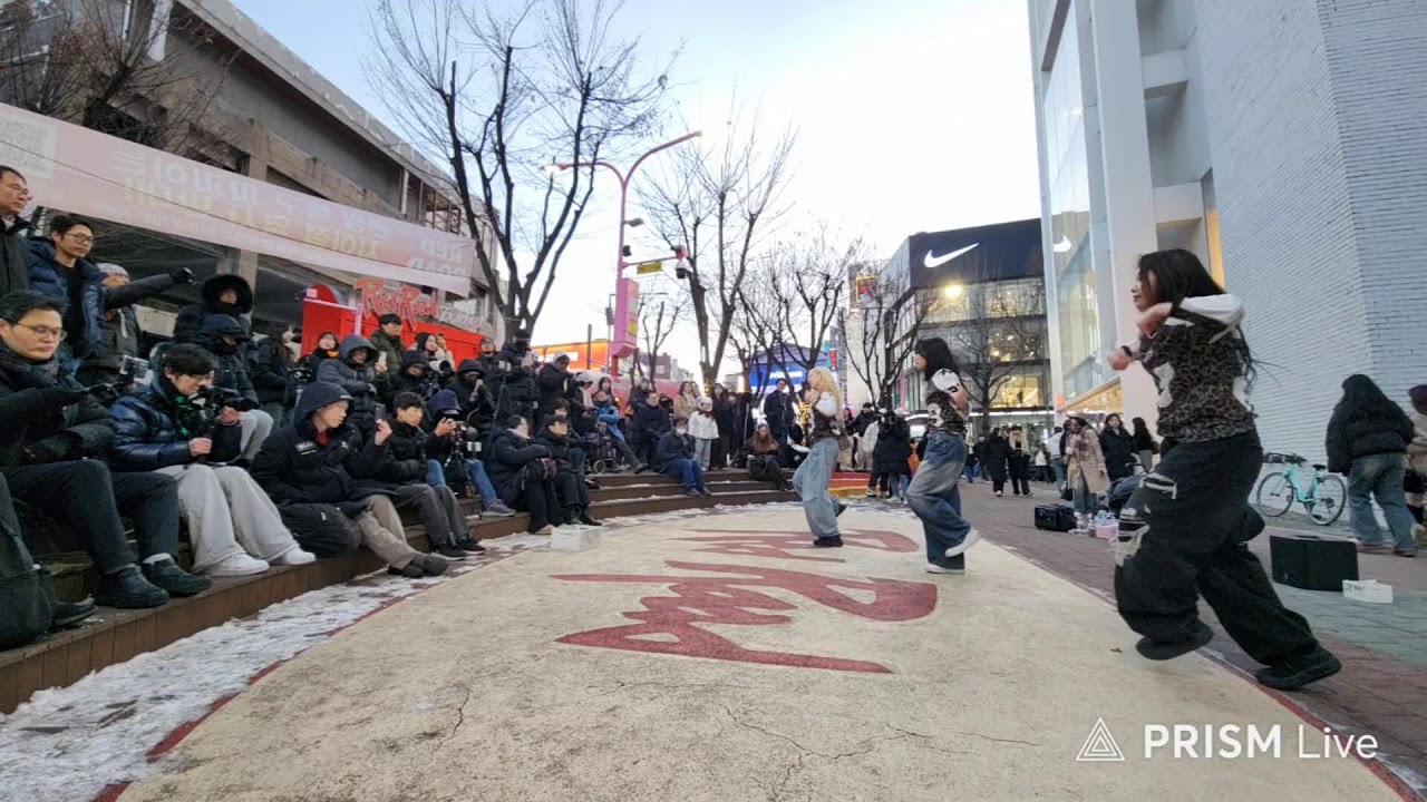 Live(Side/Back) 20260125 Warfare🥰#워페어 HongDae#홍대 Busking#버스킹 SnowHorse#눈말