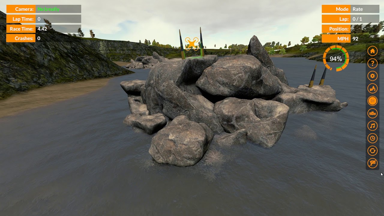 Fun with River2 Pylons in Velocidrone Pro Quad Racing Sim (5th!!!)