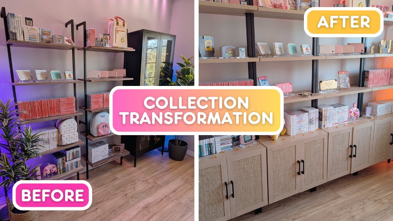 I ran out of space... adding new shelves to my cozy game room