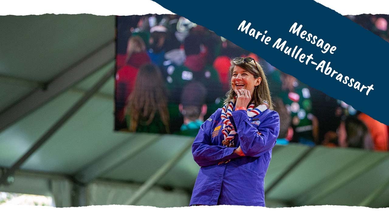 Message d'aurevoir de Marie Mulllet-Abrassart, Présidente des SGDF