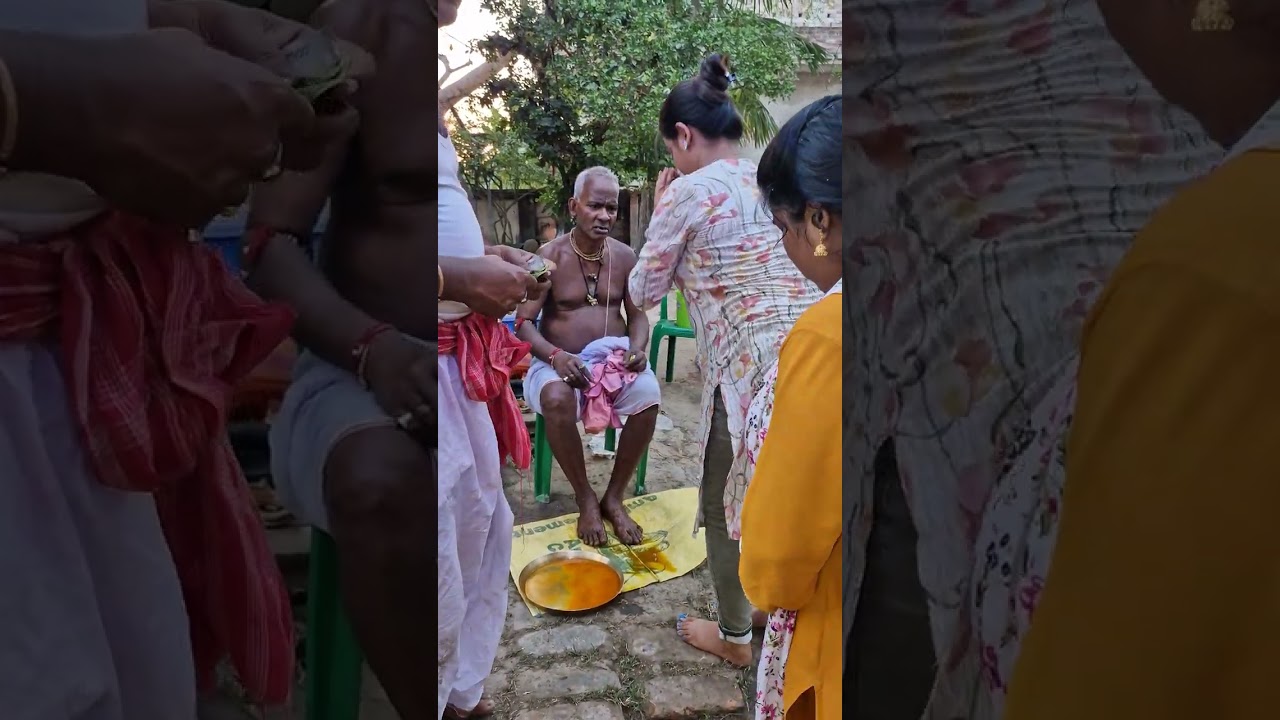 গুরুদেবের চরণে সবাই প্রণাম জানাচ্ছেন 🙏