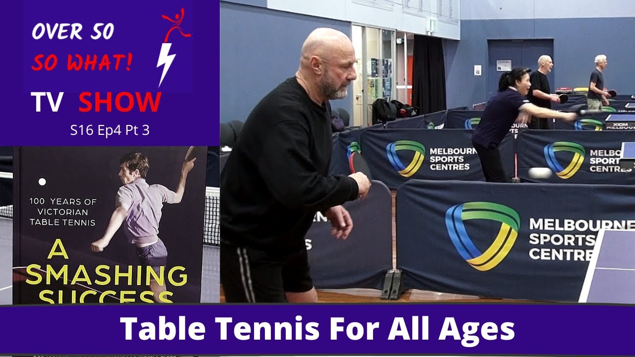 Getting back into table tennis or starting from scratch – over 50 over 60