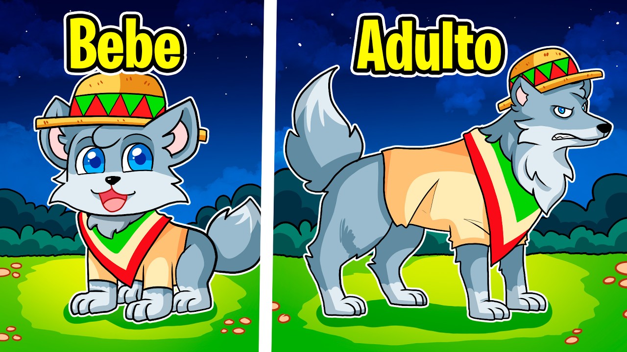 Me converti en un lobo... 🐺🌒 SILVIOGAMER MINECRAFT PERO 🦴🐾