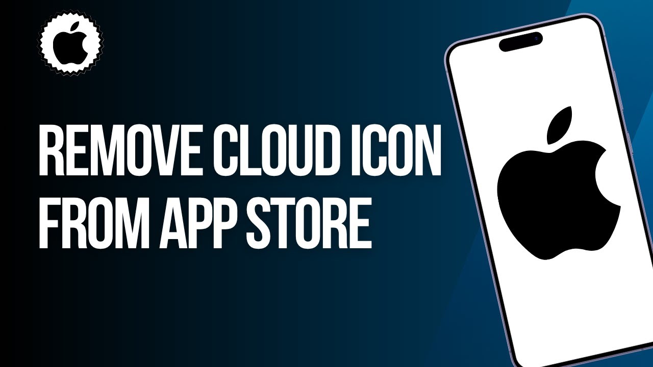 How to Remove Cloud Icon from App Store Apps in iPhone?