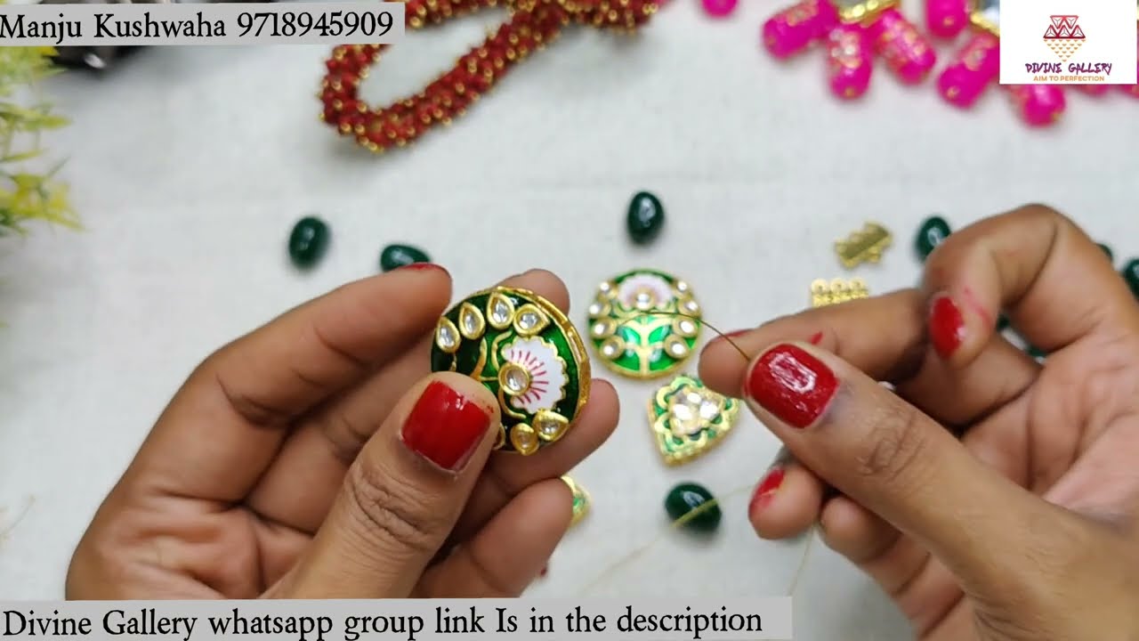 How to Make Minakari Designer Necklace for party. #jewellery #tutorial #diy #work #business