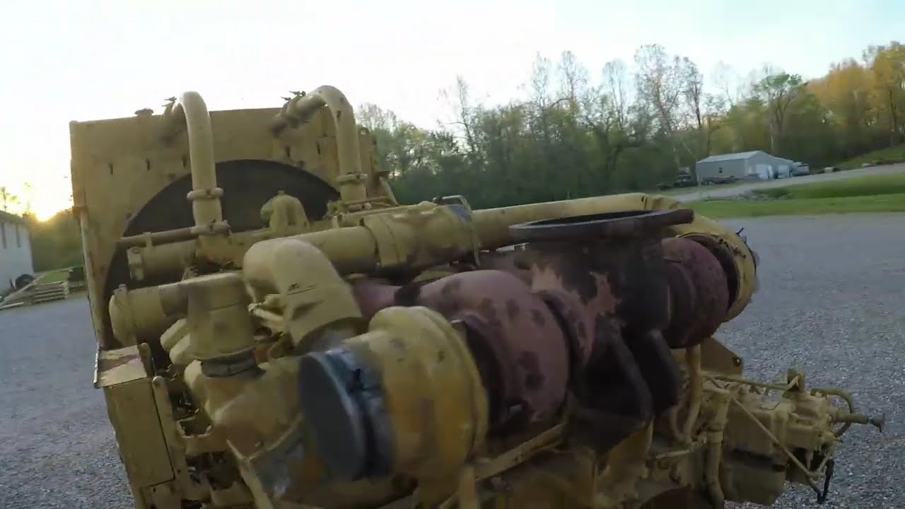Caterpillar 3508 — 35-литровый дизельный двигатель V8 с воздушным стартером