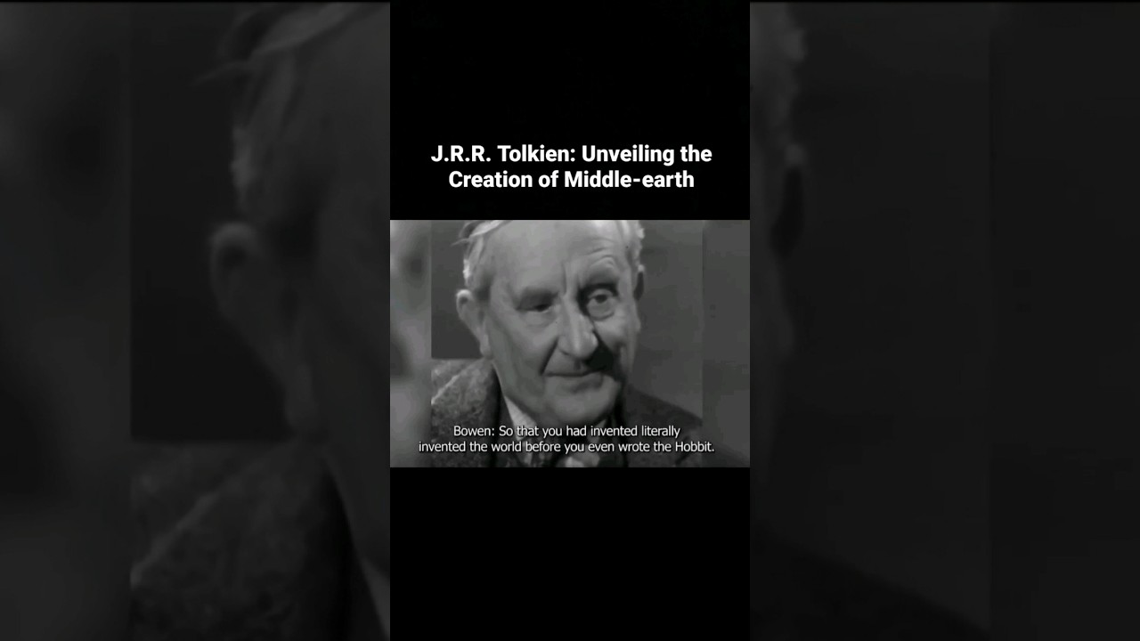 Tolkien Is Asked Why He Created The Lord Of The Rings World 🌍