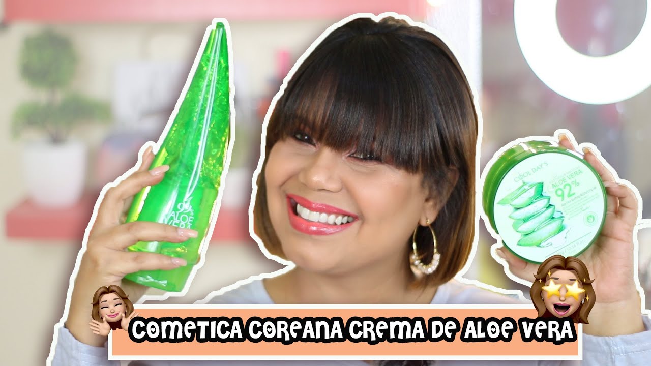CREMA DE SABILA O ALOE VERA SUPER BUENA Y BARATA PARAUN ROSTRO Y PIEL DE PORCELANA ✨ KOREAN COSMETIC