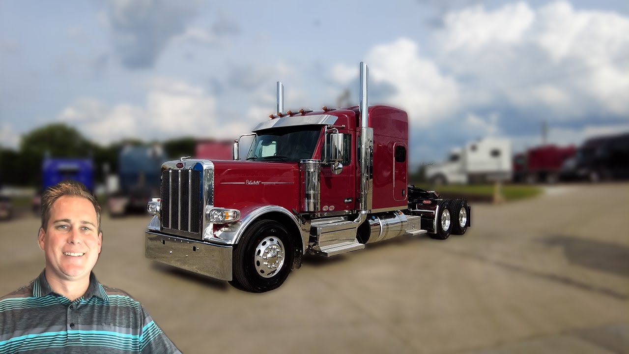 Легендарный красный Peterbilt 589 2025 года, легендарный пакет – ПРОДАН