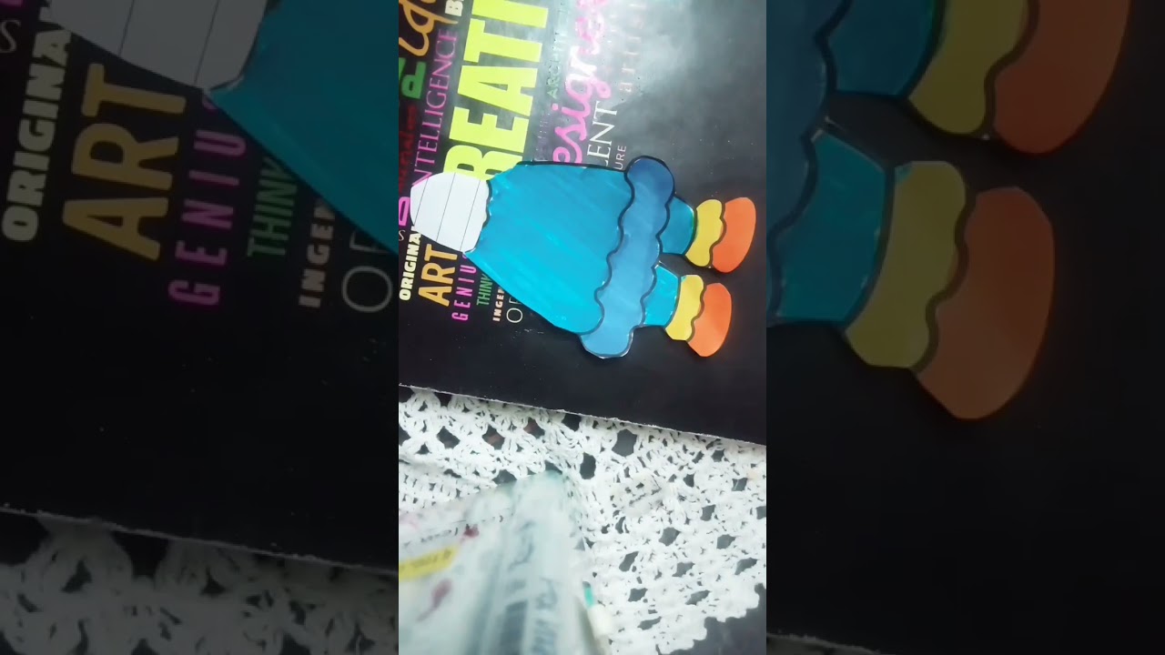 how to make moving paper doll 🎎😁😁 