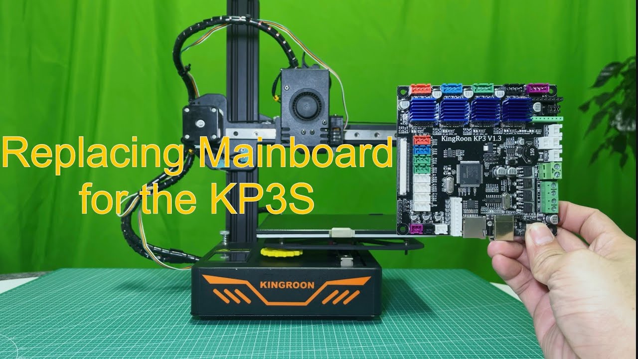 【Выпущена прошивка】 Как заменить материнскую плату для 3D-принтеров KINGROON KP3S