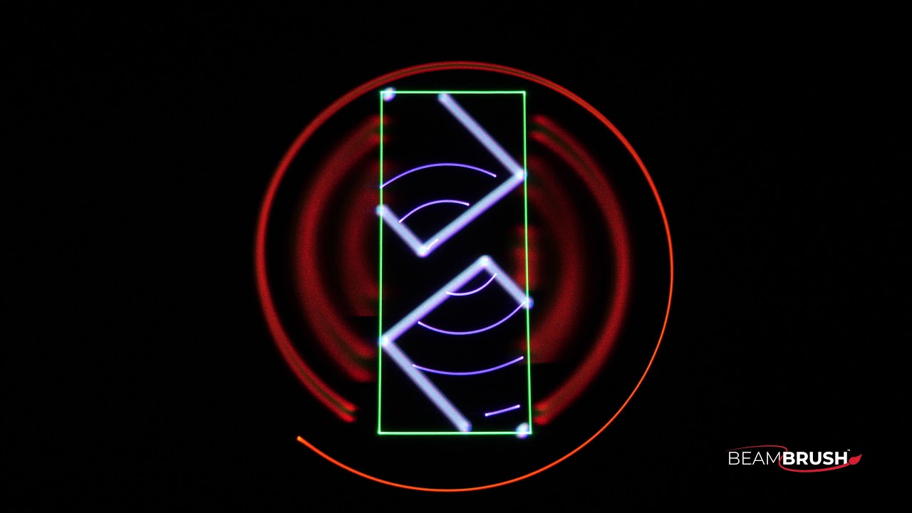 Beam Brush® Abstract Laser Show | Rhythm of Love By Mike Dunn