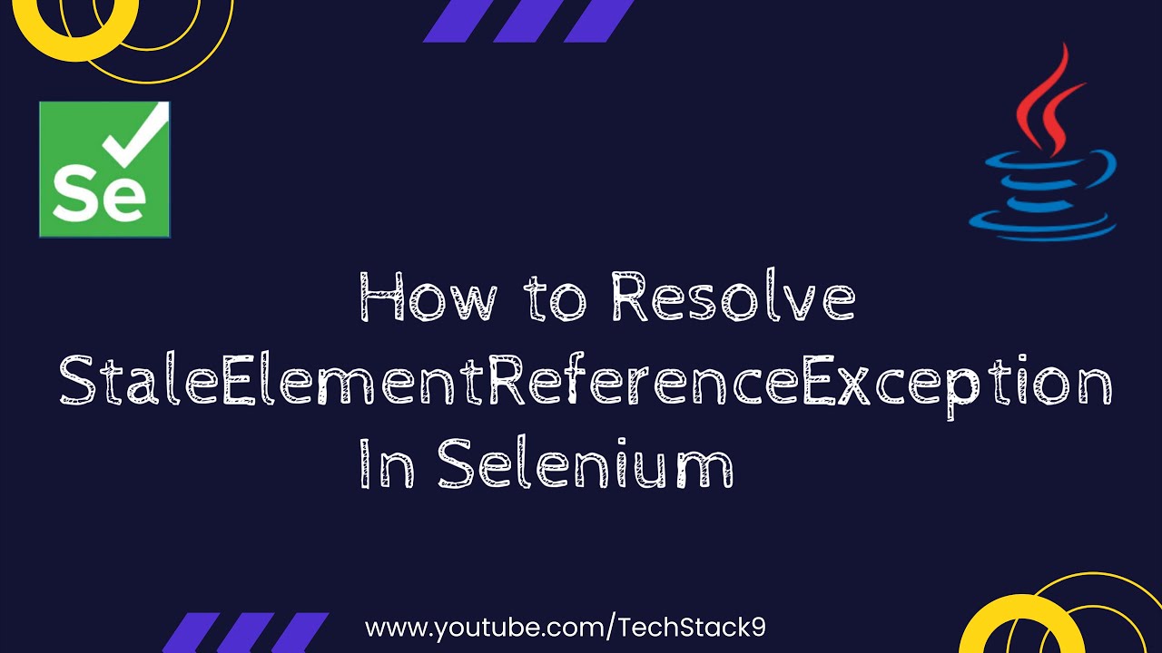 How to Resolve StaleElementReferenceException In Selenium | Fixing Stale Element Reference Exception