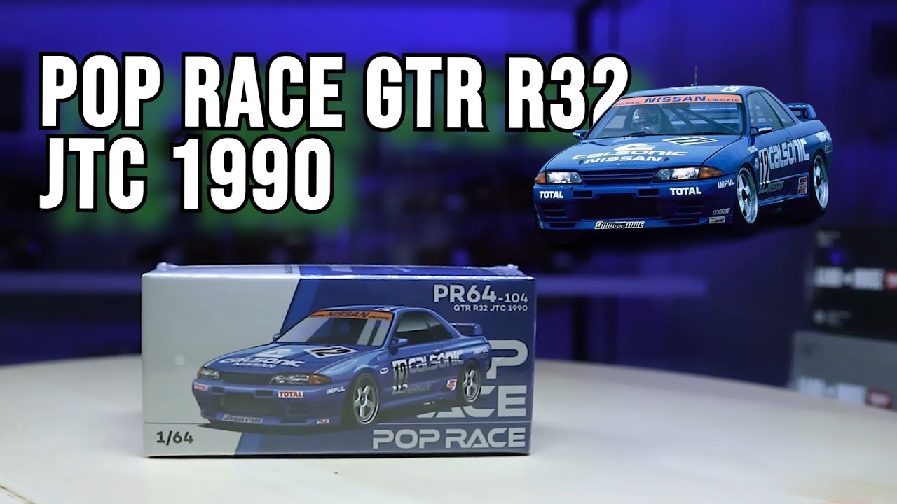 DIECAST TERBARU DARI POP RACE, POP RACE NISSAN GTR R32 CALSONIC