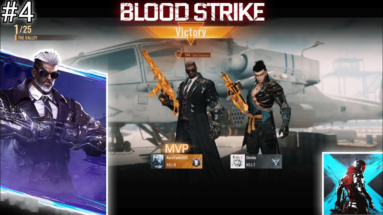 Duo vs Squad Volt Gameplay Blood Strike (Mobile/android 🐦)