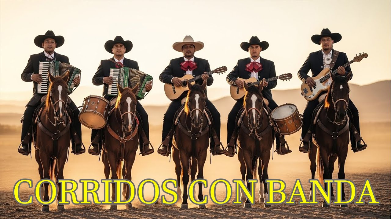 🔥 Lo Mejor del Corrido con Banda 🎺 | Corridos Potentes y Clásicos