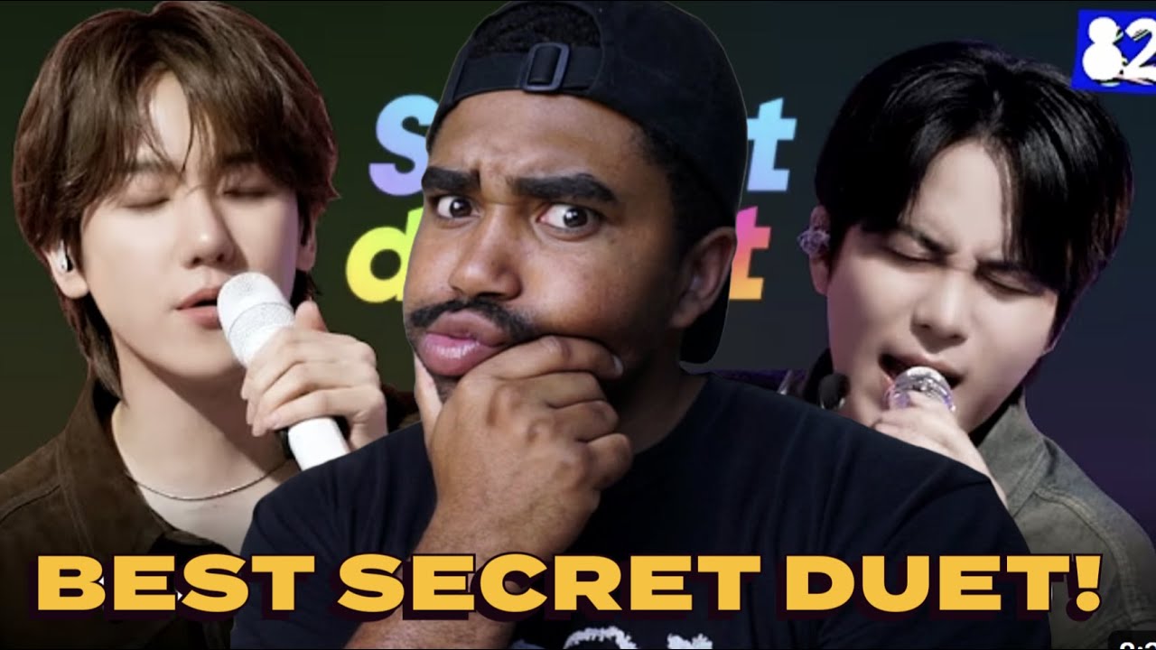 IS THIS STAGED?? EXO BAEKHYUN and ATEEZ JONGHO sing 