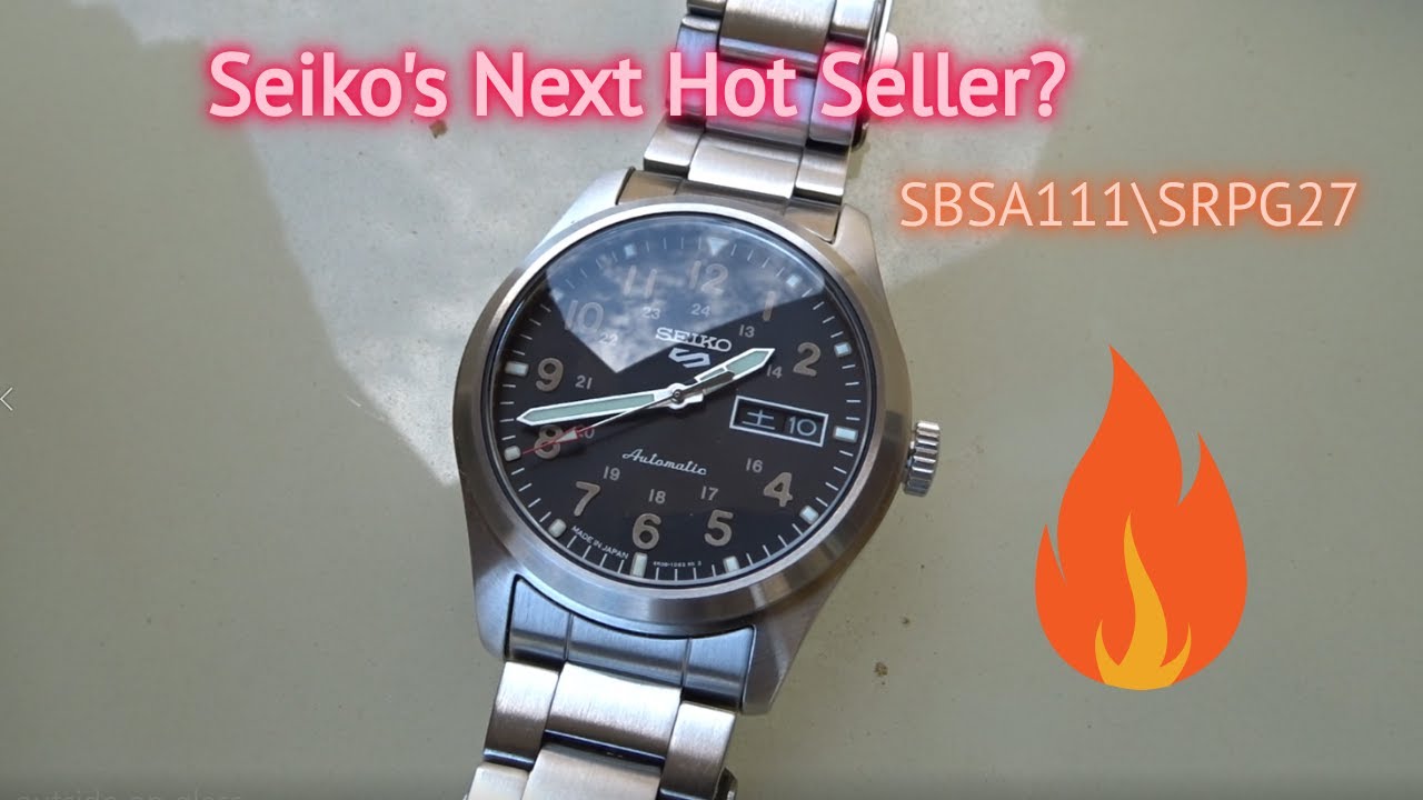 Преемник автоматических полевых часов Seiko. SBSA111\SRPG27