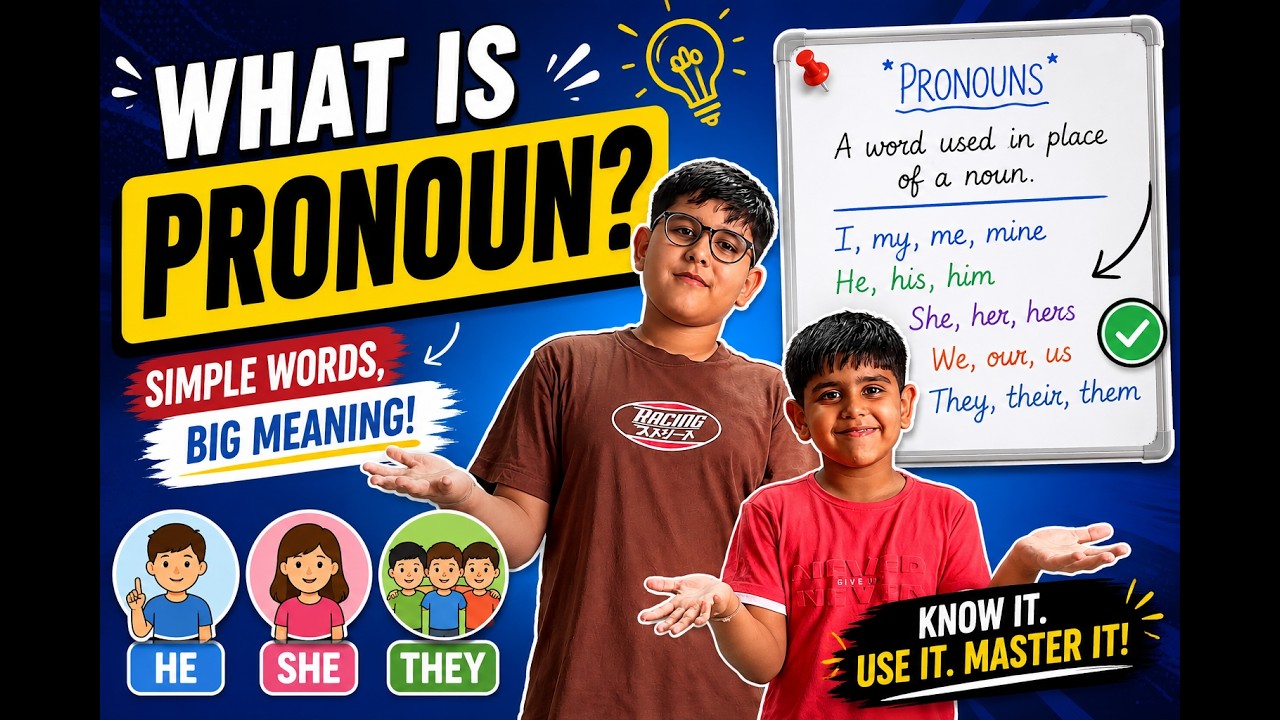 Pronouns for Kids: What is a Pronoun? Types & Examples Explained