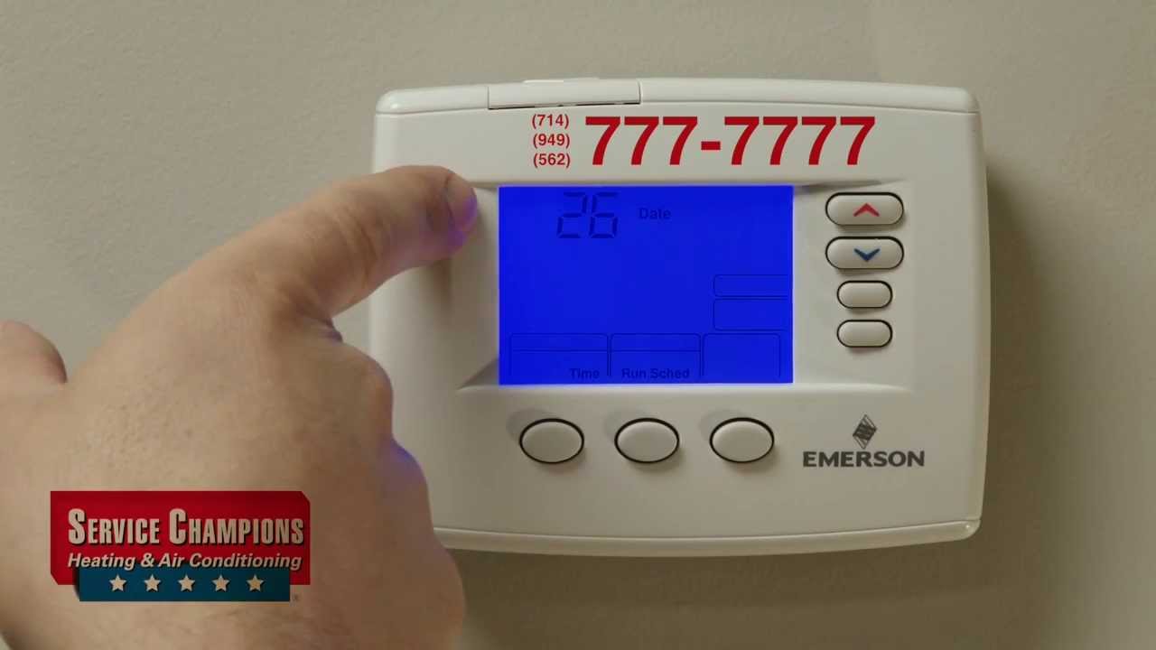 Emerson Thermostat 1F85 Service Champions