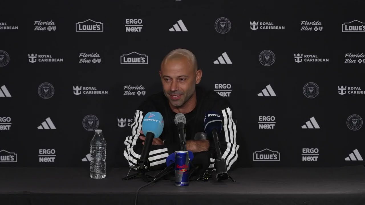 MESSI e Inter Miami: Javier Mascherano habla de la DISPONIBILIDAD de MESSI a cara de jugar vs LAFC