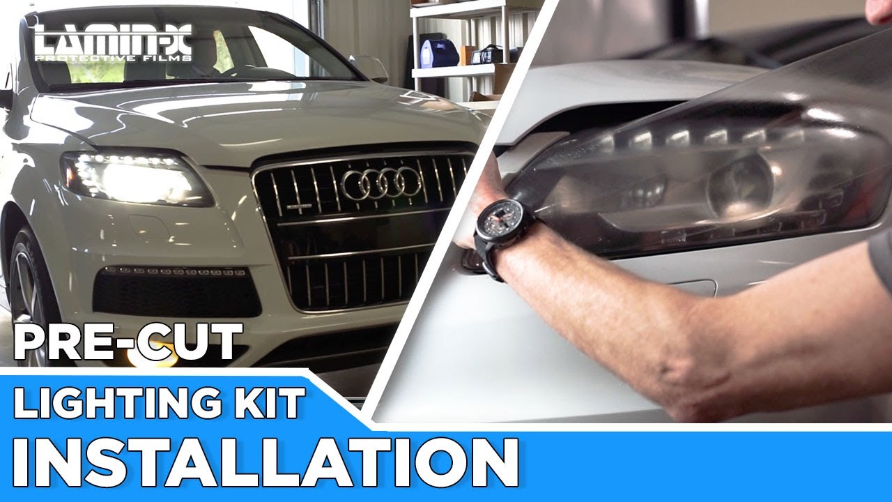 How to install a Lamin-x precut headlight film cover kit