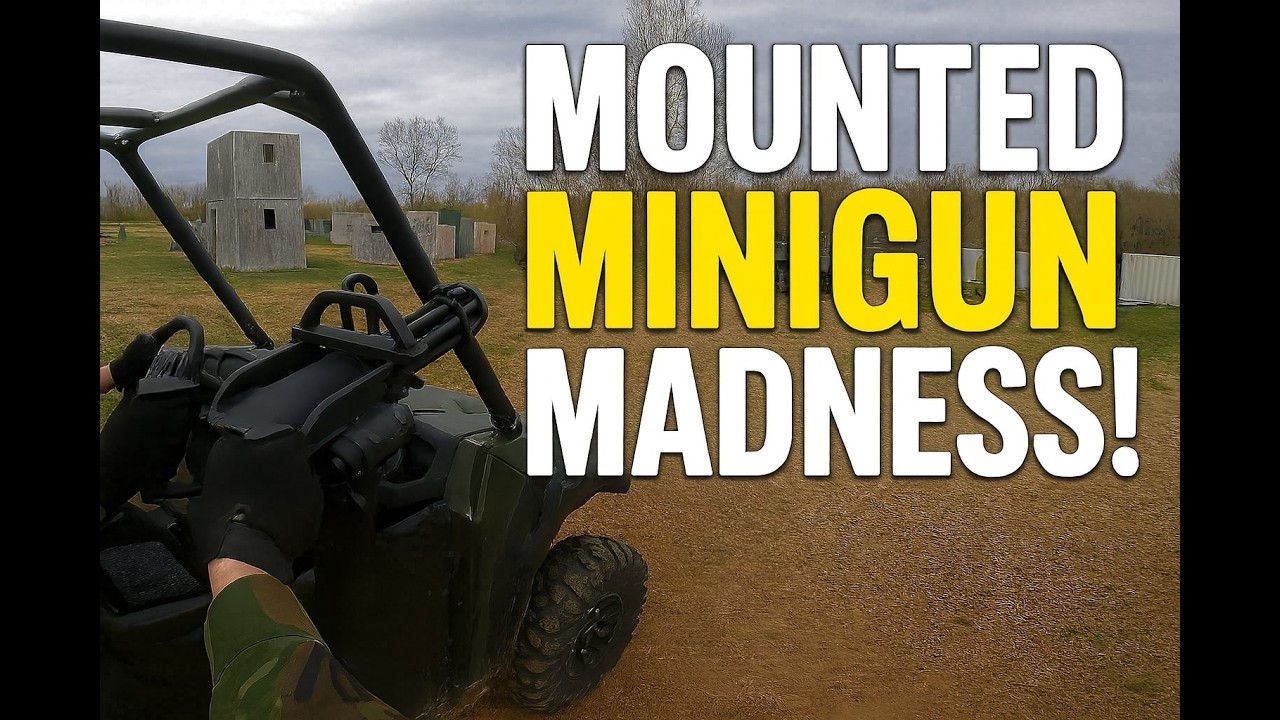 Mowing Down the Enemy with a Mounted Minigun at BAP Combat!