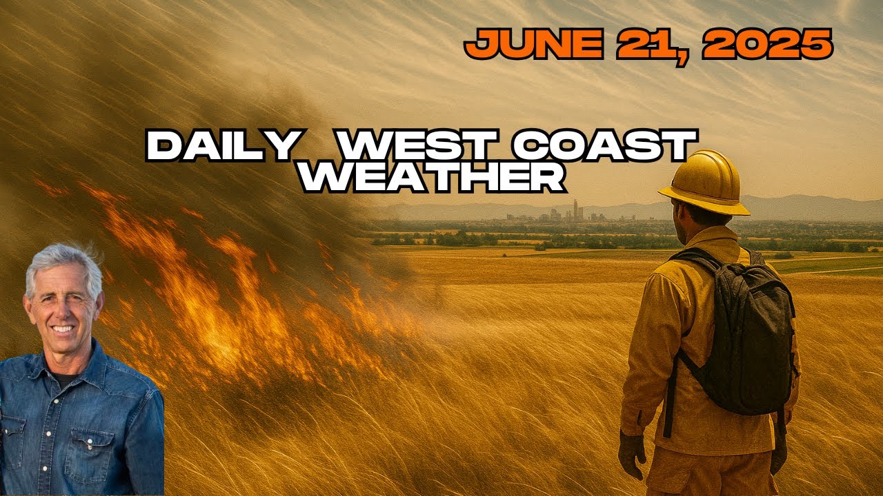 🔥 Red Flag Warnings Across California Today &ndash; Windy & High Fire Danger! 🌬️ #CAwx #FireWeather