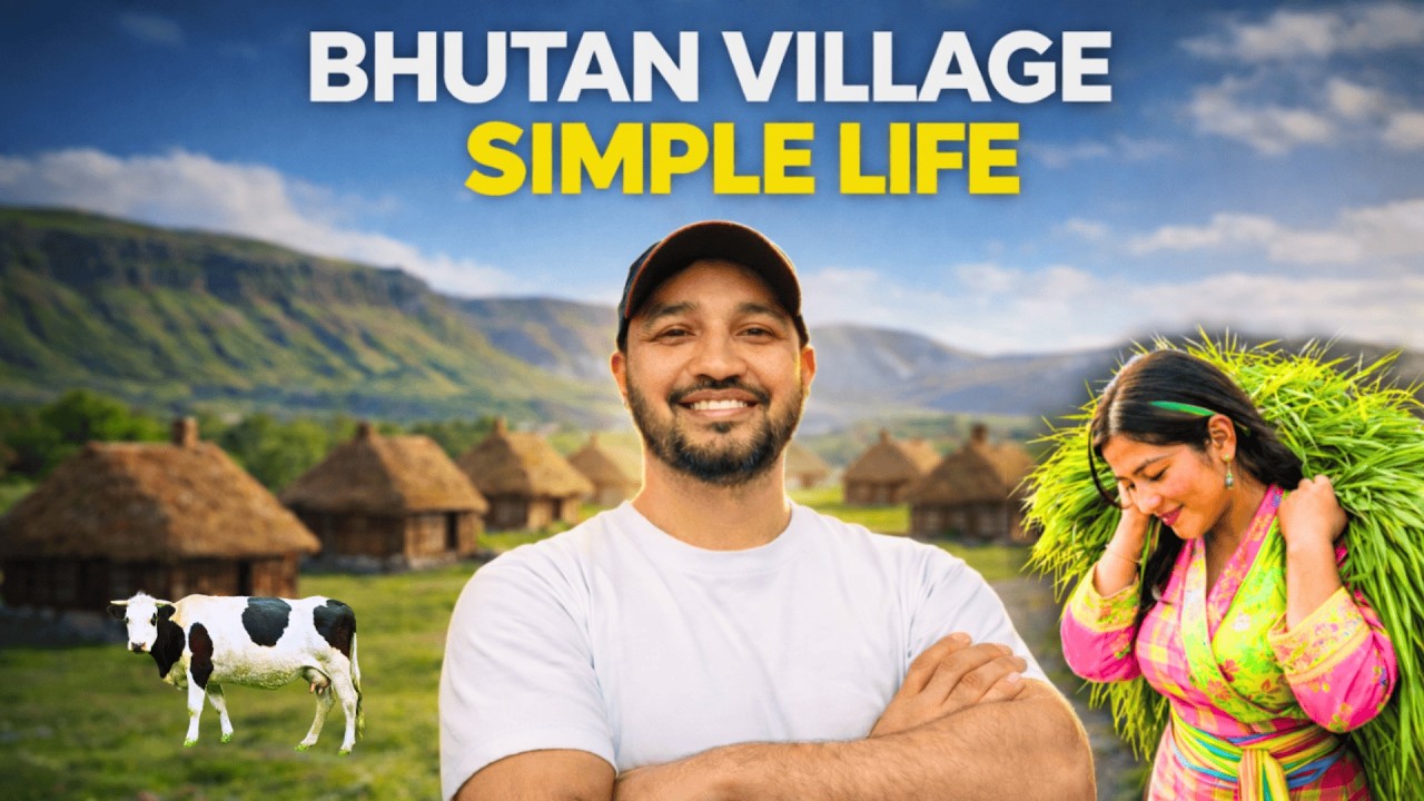 Real Village Life of Bhutan | Punakha | Bhutan