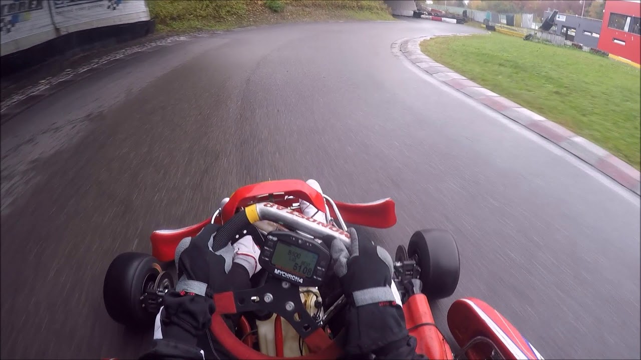 Kartbahn Lyss - Onboard - Philippe Oster Vol. 07 – Slicks bei Nässe