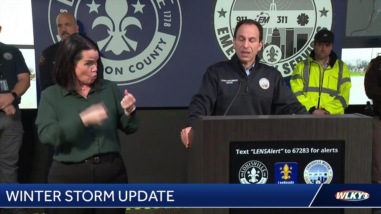 LIVE | Mayor Greenberg Sunday snowstorm update