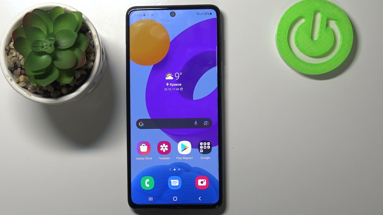 Как выключить автоисправление текста в телефоне Samsung Galaxy M52