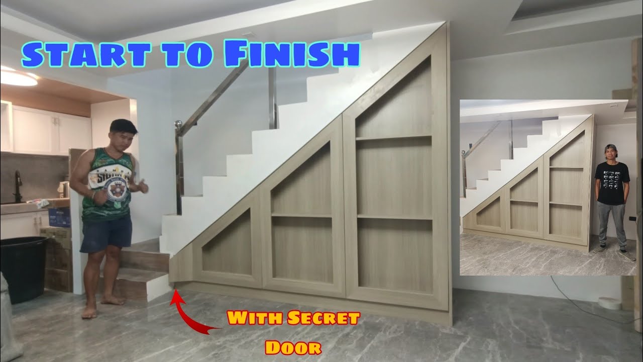 Under Stair Cabinet Build Start to Finish👍