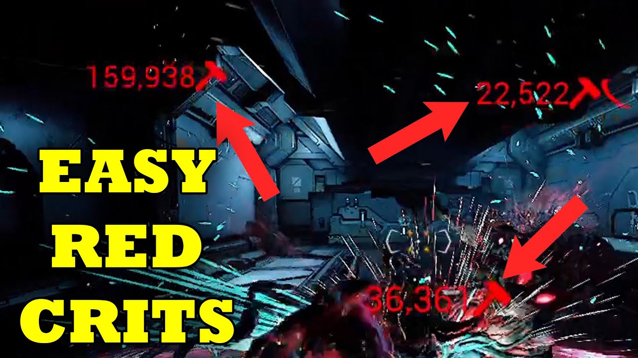 How To Easily Red Crit With Melee Weapons In Warframe!