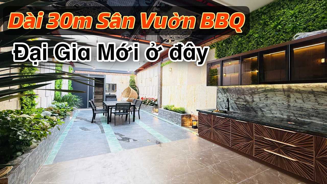 Chao Ôi nhà Dài 30m có Sân Vườn BBQ | Nội Thất 5 Tỷ Đẳng Cấp Sang Trọng 5 Sao Đại Gia Mới Ở Căn Này