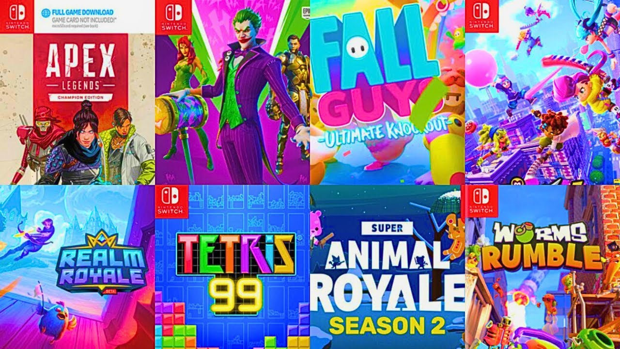 Top 10 Best BATTLE ROYALE Games for NINTENDO SWITCH