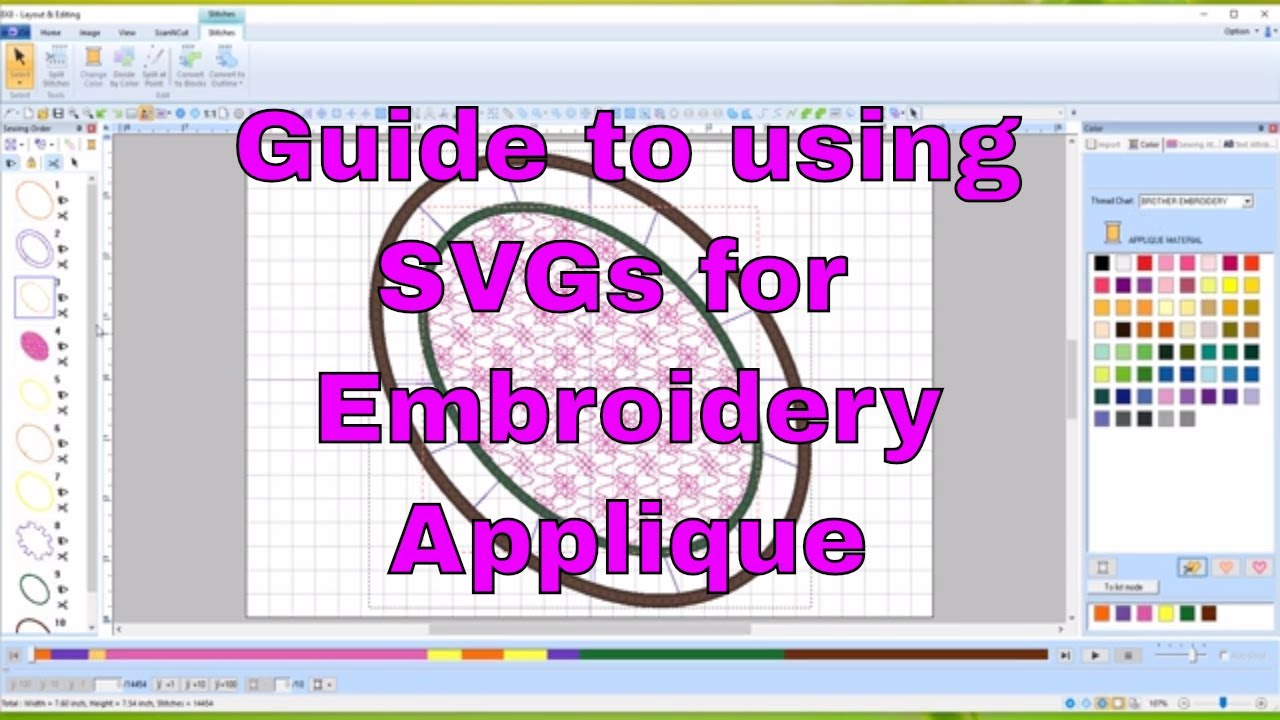 A Beginner's Guide to SVGs and machine embroidery applique cutters