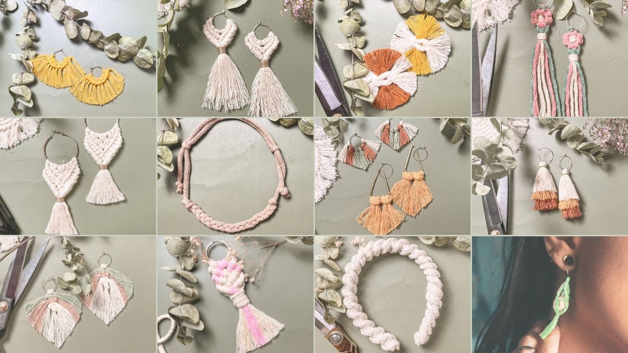 Las MEJORES IDEAS para APROVECHAR tus RETAZOS en MACRAMÉ | Qué hacer con los restos de cuerda