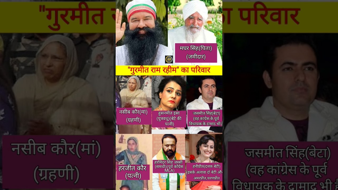 Ram Rahim Family। Ram Rahim Family #ramrahim #baba #shorts #news #youtube #video #trending #aajtak