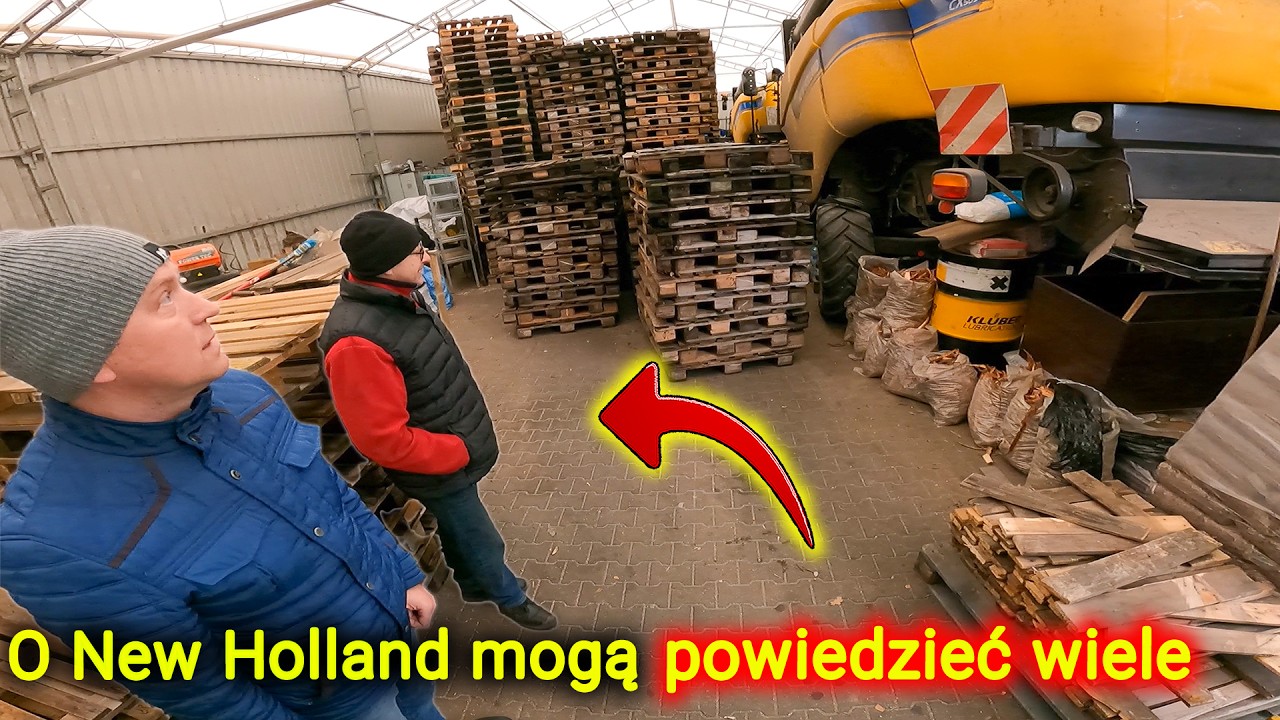 Mają wszystko z New Hollanda👉3 kombajny i ciągnik 👉 Piciu przywozi prasę McHale V6 [Korbanek]