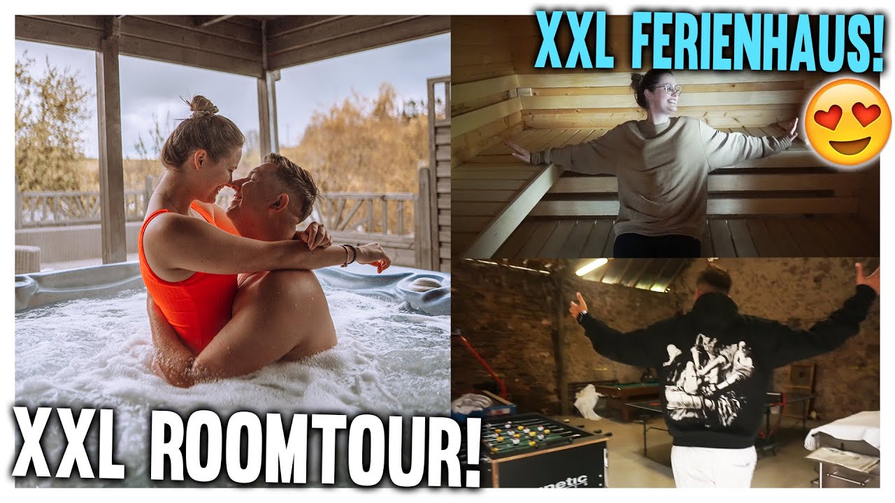 XXL FERIENHAUS ROOMTOUR🏠😍 (Whirlpool, Spielehalle, Sauna etc..) | kobexmone