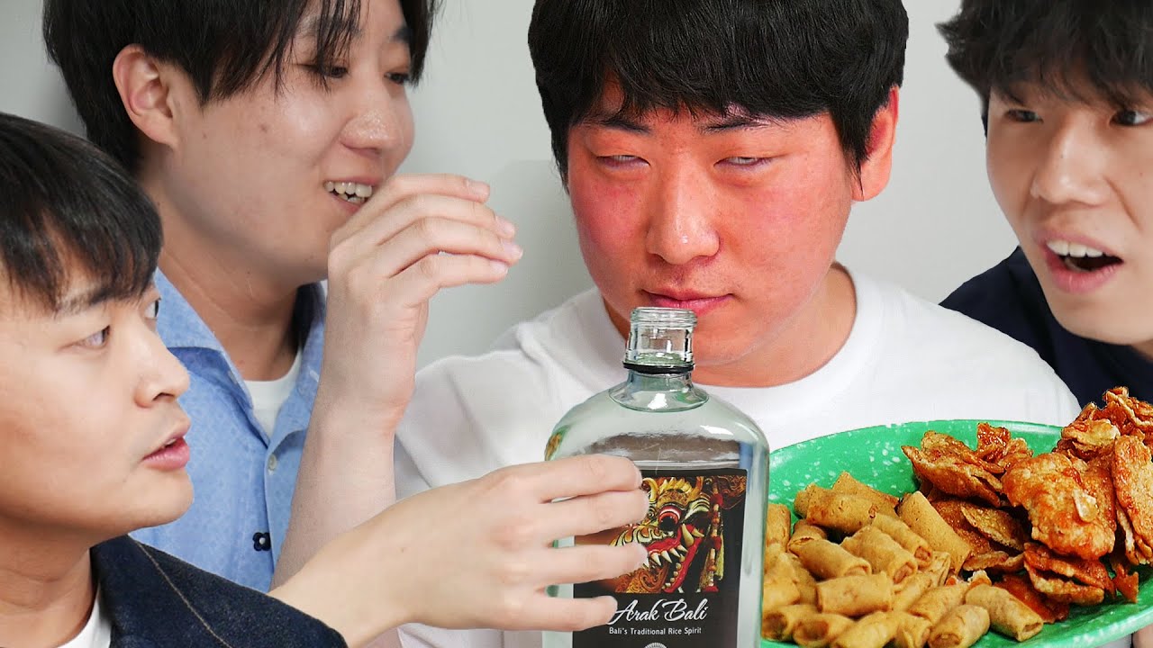 Pria Macho Korea langsung pingsan hanya dari aroma Arak Bali!🤣 #1